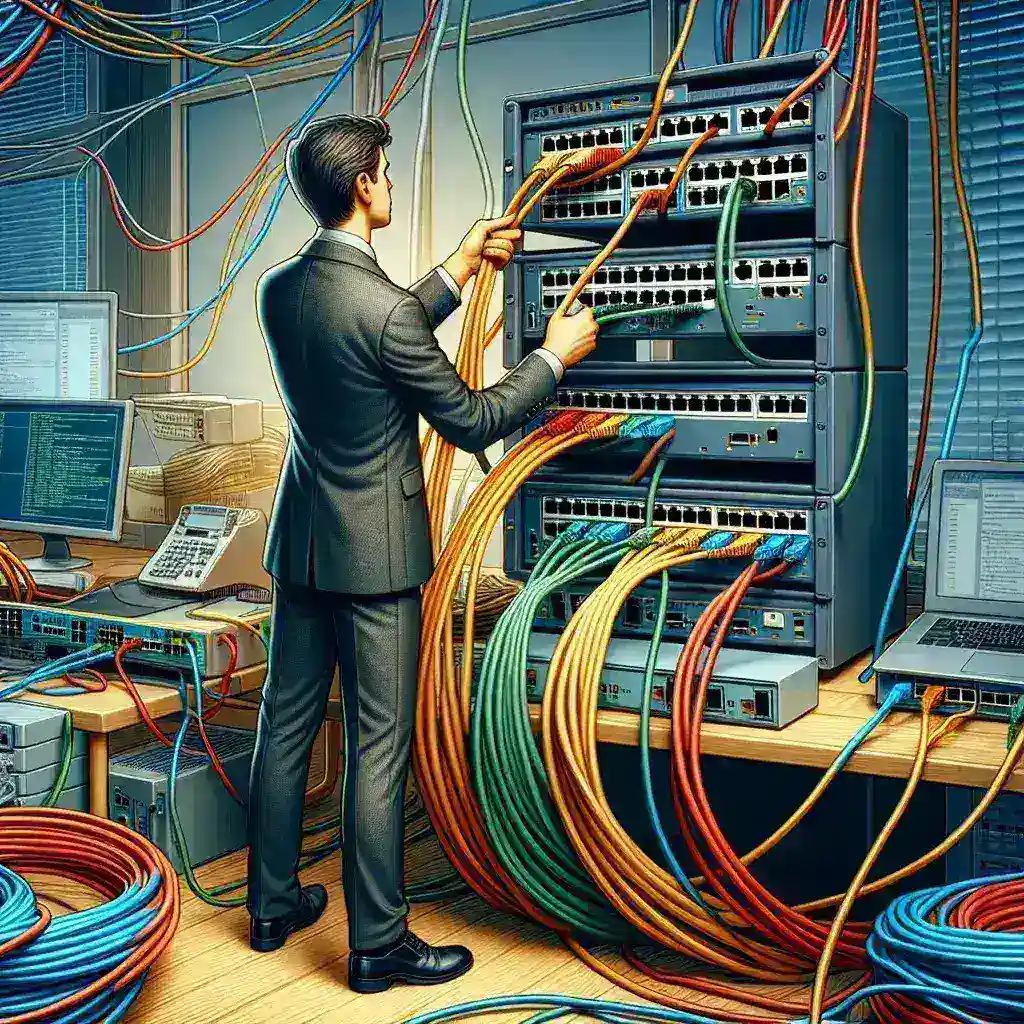 How do I install an Ethernet splitter in my network?