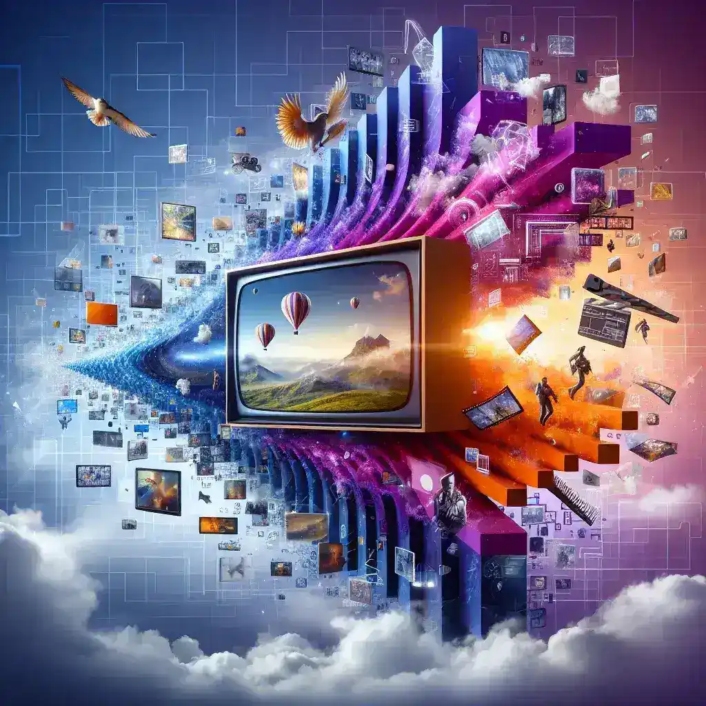 "Netflix logo displayed on a modern TV screen showcasing the new experimental vertical video format, illustrating the innovative shift in streaming content delivery."